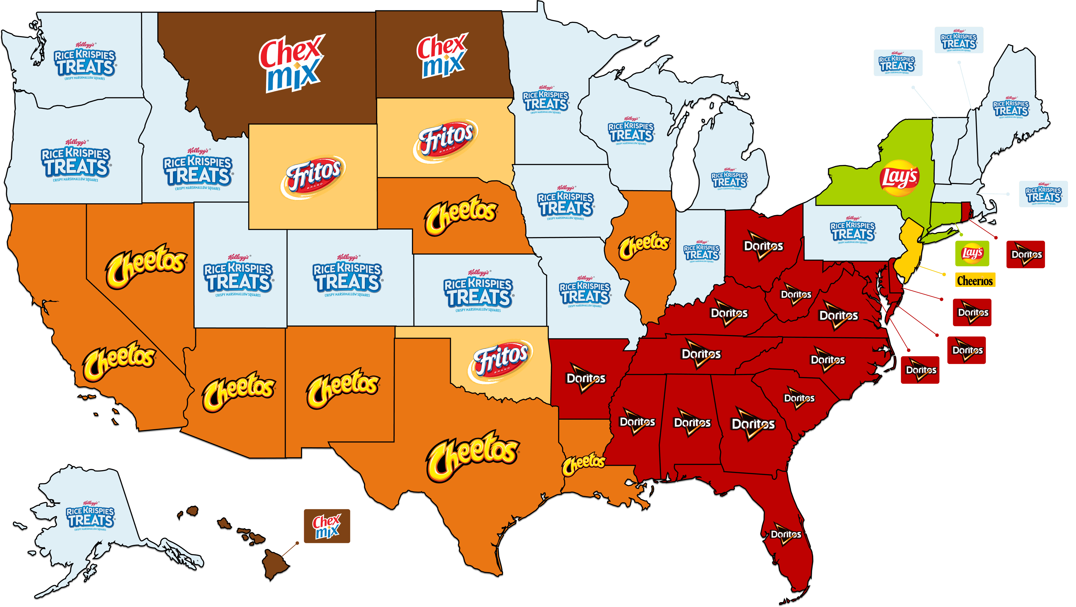 Snacks by State
